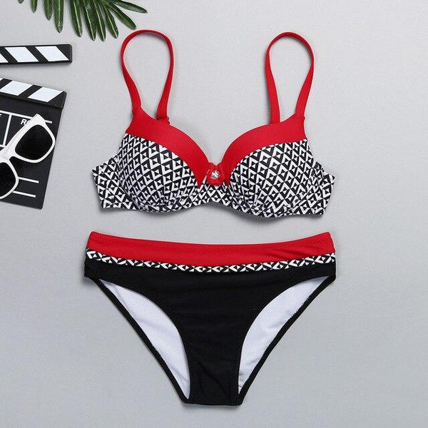 Push Up Bikini Set S-XXL Swimming Suit Women Swim Wear Bathing Suit Women Swimwear For Women Bather Sexy Swimming Suit Plavky #N