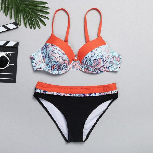 Push Up Bikini Set S-XXL Swimming Suit Women Swim Wear Bathing Suit Women Swimwear For Women Bather Sexy Swimming Suit Plavky #N