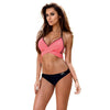 ESSV 2019 Bikini Women Swimsuit Push Up Swimwear Criss Cross Bandage Halter Bikini Set Beach Bathing Suit Swim Wear S~XXL