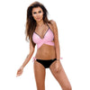 ESSV 2019 Bikini Women Swimsuit Push Up Swimwear Criss Cross Bandage Halter Bikini Set Beach Bathing Suit Swim Wear S~XXL