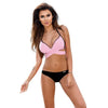 ESSV 2019 Bikini Women Swimsuit Push Up Swimwear Criss Cross Bandage Halter Bikini Set Beach Bathing Suit Swim Wear S~XXL