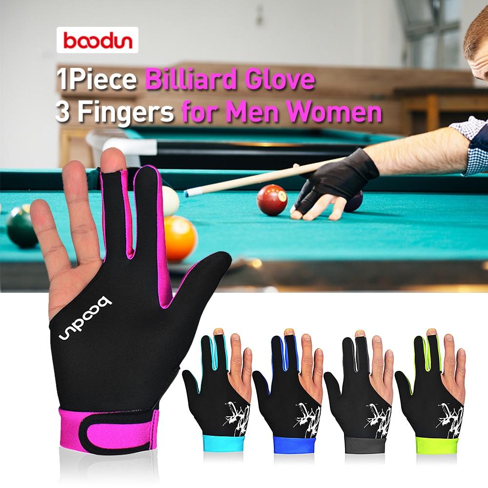 1PC 3 Fingers Snooker Billiard Glove Men Women Billiard Cue Glove Pool Sports Right Left Hand Billiard Shooters Snooker Gloves