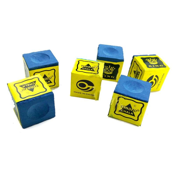 6Pcs Snooker Pool Oily Dry Chalk Billiard Pool Table no-slip Chalk Indoor Sport Accessories New  EDF88