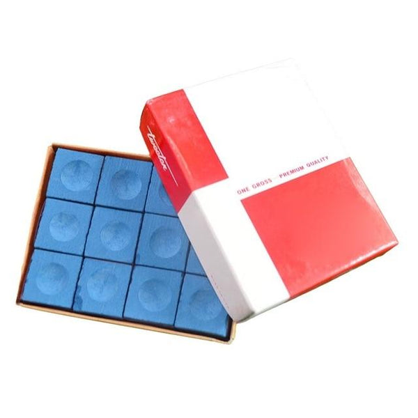 High Quality 12Pcs Snooker Billiard Chalks Pool Cue Stick Chalk Oily Dry Billiard No-slip Chalk Indoor Sport Accessories