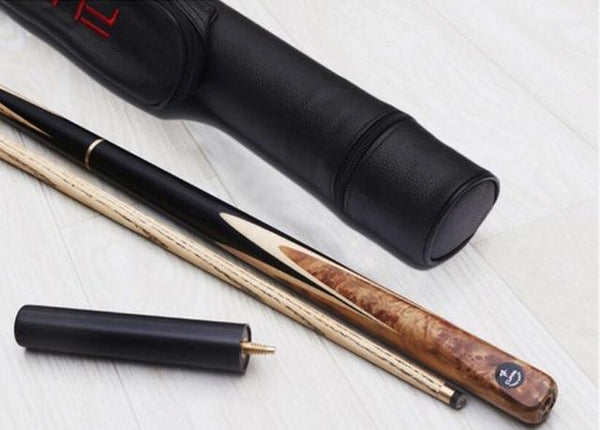 Cuppa 3 /4 Snooker Cue with Snooker Cue Case Set 9.8mm Tip Burl Wood Handle For Black Professional Billiard Kit Stick China 2019