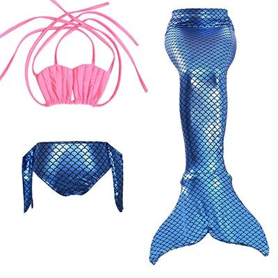 NAVSEGDA Girls Swimwear 2019 New Lovely Children Baby Bath Split Swimsuit Costume Mermaid Tail Princess Bikini Set Dress