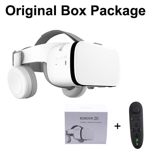 BOBOVR Z6 Upgrade 3D Glasses VR Headset Google Cardboard Bluetooth Virtual Reality Glasses Wireless VR Helmet For Smartphones