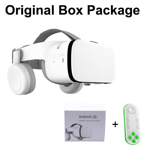 BOBOVR Z6 Upgrade 3D Glasses VR Headset Google Cardboard Bluetooth Virtual Reality Glasses Wireless VR Helmet For Smartphones