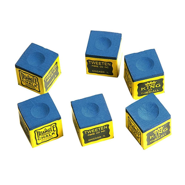 6Pcs Snooker Pool Oily Dry Chalk Billiard Pool Table no-slip Chalk Indoor Sport Accessories New  WHShopping