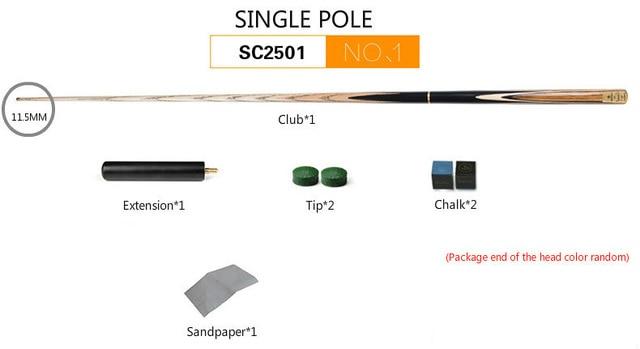 Billiard Cue Set Supplies Small Head Split British Black 8 Snooker Billiard Club Set Club Billiard Accessories