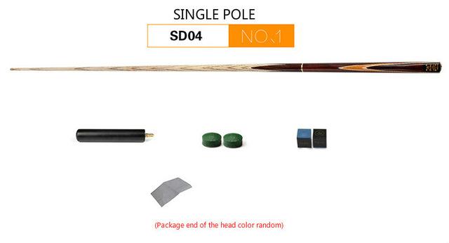 Jianying Billiard Club Set British Snooker Billiard Cue Single Hand Rod Pool Cue Accesoires SD04