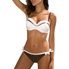 2019 New Summer Women Bikini Sequined Patchwork Swimwear Set Push-up UnPadded Bra Swimsuit Swimwear Triangle Bather Swimwear 2.0