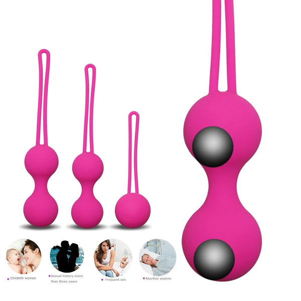 Silicone Smart Ball Kegel Balls Ben Wa kegel muscle trainer Vaginal Geisha Ball massage vibrator vibro egg boule chinoise Female