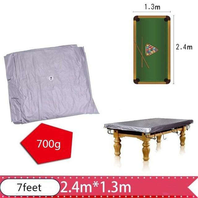 PVC Table Billiard Cover 7/8/9/10/11 feet Billiard tennis Table Cover Rip Resistant Oxford Pool Table Billiard Cover