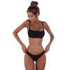 2019 LOW Waist New Summer Women Two Pieces Bikini Set Solid High Quality Padded Push Up Swimwear Brazilian Bikini  3.0#