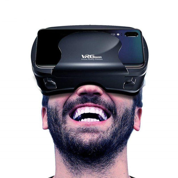 VRG Pro 3D VR Glasses Virtual Reality Full Screen Visual Wide-Angle VR Glasses Box For 5 to 7 inch Smartphone Eyeglasses Devices