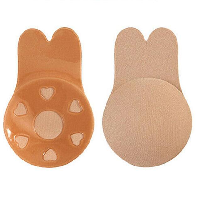 2pcs Bikini Pads Swimwear Women Bra Self Adhesive Silicone Lift Up Tape Lifting Chest Sticker Swimsuit Nipple Cover Bikinis 2019