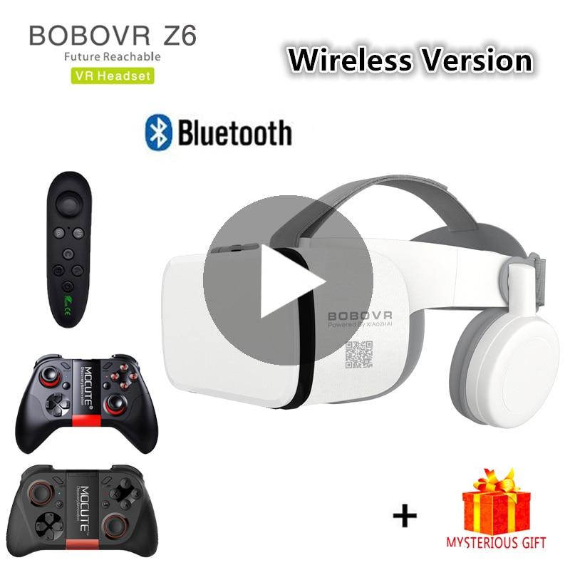 Bobo Bobovr Z6 Casque Helmet 3D VR Glasses Virtual Reality Headset For iPhone Android Smartphone Smart Phone Goggles Lunette Ios