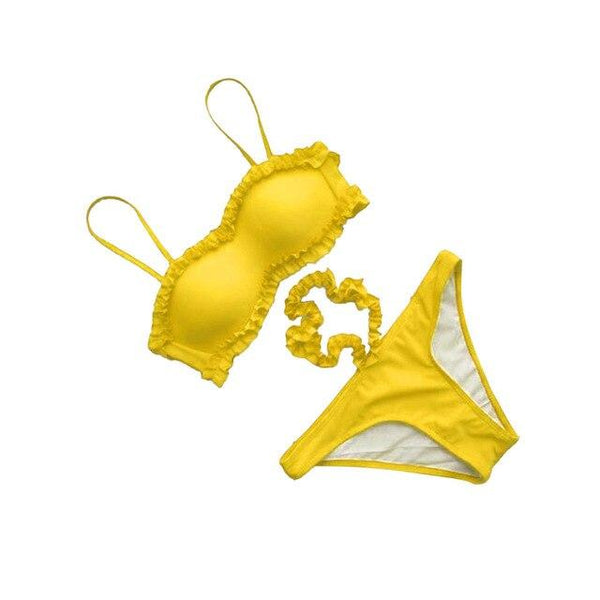 Sexy Large Swimsuit Push Up Bikini Women Swimwear Plus Size Beach Bikini Female Swimsuit Swimming Bathing Suit Brazilian 2019